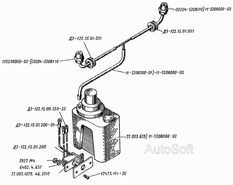 Жиклер омывателя С0204-5208110