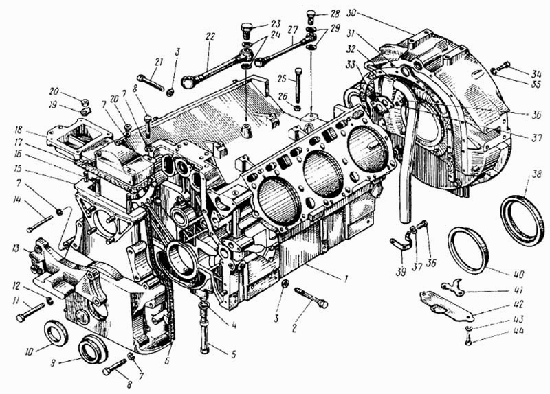 Крышка передн.236-1002260-Б2