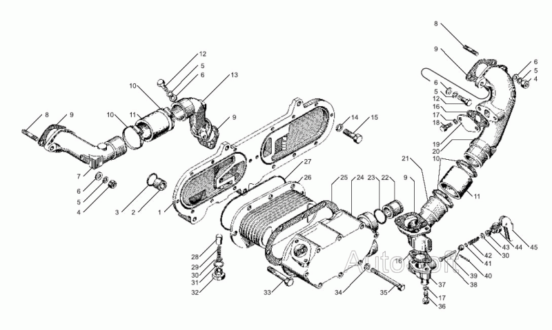 Теплообменник 238Б-1013600 (чугун)