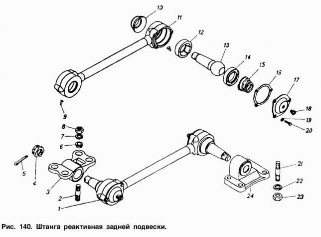 Шпилька 306, в сб. 853306 (под бабочку) М20х1,25-6gх28х45