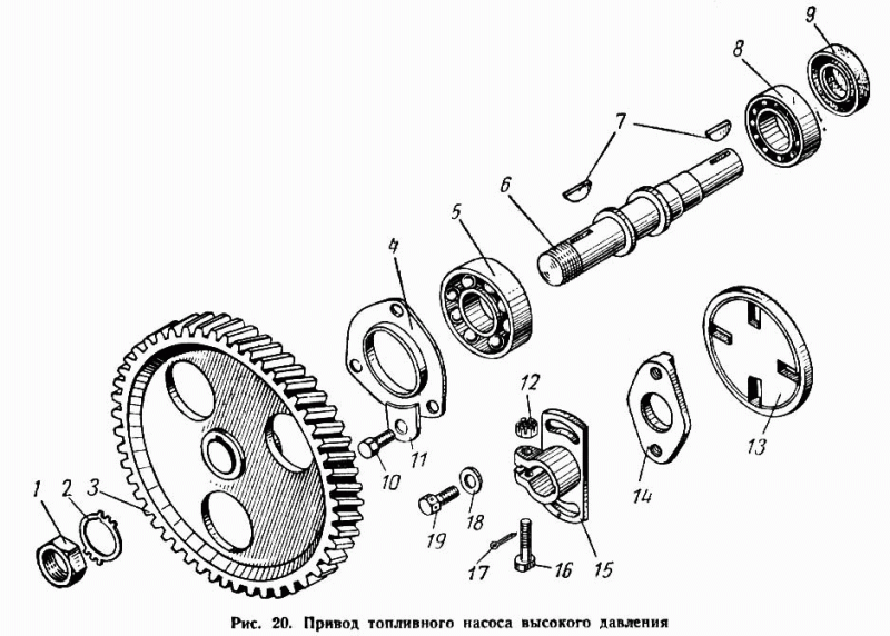 Шестерня 236-1029120-Б (в сборе)