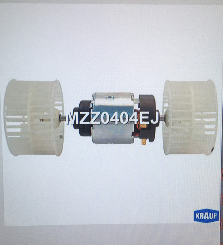 Электромотор отоп. ДП70-130-4,5-2402 аналог (D=70,5мм, L=205,5 мм) с 2-мя крыльч. KRAUF MZZ0404EJ